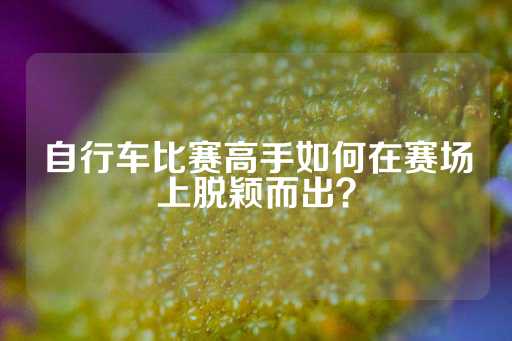 自行车比赛高手如何在赛场上脱颖而出？